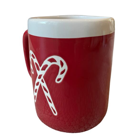 Rae Dunn MERRY Double Sided CANDY CANE Mug NEW Release New - Picture 5 of 14